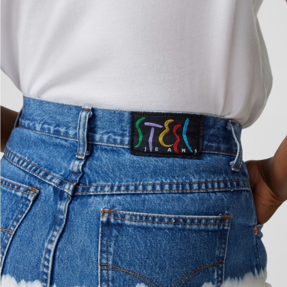 NWT URBAN OUTFITTERS Urban Renewal Eddie Bauer Blue Denim Skirt - Picture 5 of 8